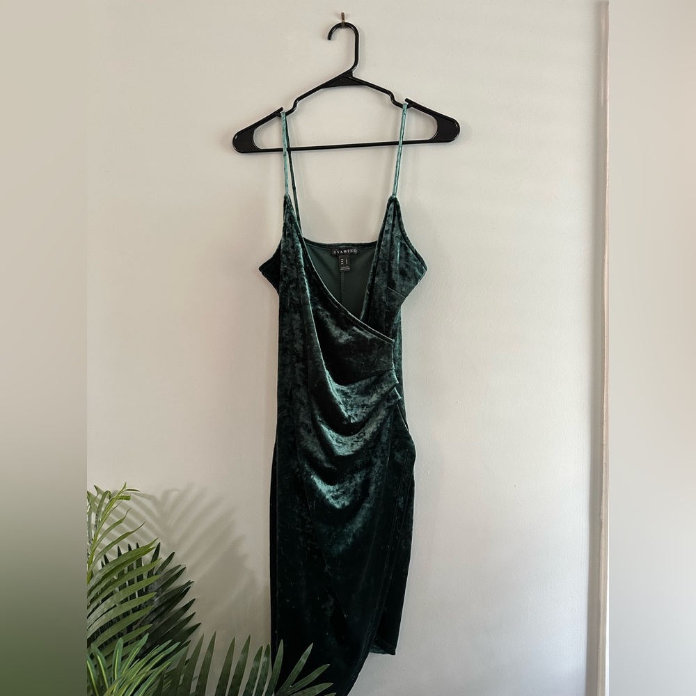 Velour Mini Dress